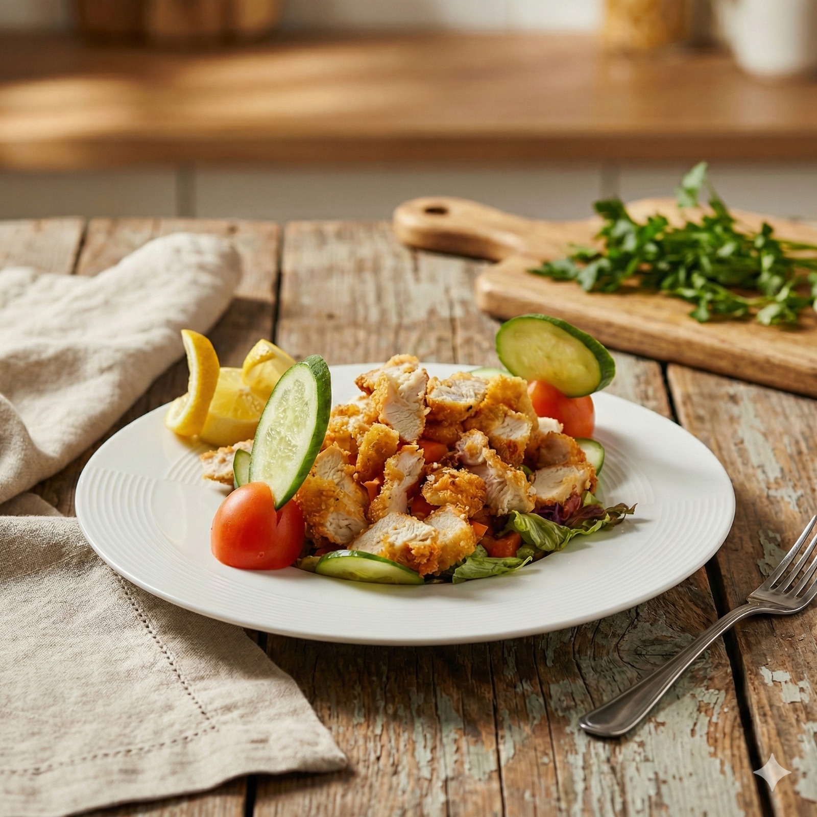 Çıtır Tavuklu Salata