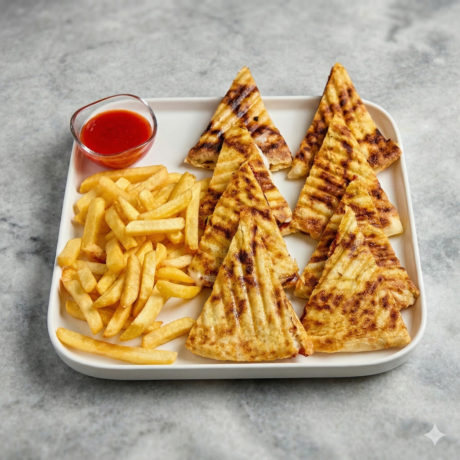 Karışık Bazlama Tost